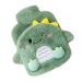 Heat bottle dino animal hot water bottles for children heat bottle cuddly small hot hot water bottle dinosaurs soft plush nice good gift for child family & friend 500ml