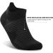 Unisex Black Compression Running Ankle Socks (6 Pairs) - Large-X-Large - Buy Online on GoSupps.com