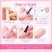 Shining She Gel Nail Polish Set Pink 6 Colors - Soak-Off UV/LED Pink Rose Gel Kit for Nail Art Salon & DIY Home 8ML - Blue Series Gift - Buy Online on GoSupps.com