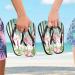 Mnsruu Flamingo Flip Flops - Floral Design for Home Hotel Spa & Travel | Stylish Multicolor Footwear for Men & Women - Buy Online on GoSupps.com