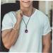Buy Solustre 3-Stone Necklace for Men | Crystal Chain with Safety Buckle | Harmony Necklace | International Shipping - Buy Online on GoSupps.com