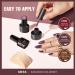 MEFA Gel Nail Polish Set - 12 Colors Including Burgundy Red Champagne Gold Glitter & Dark Purple - Perfect DIY Manicure Gift for Women & Girls - Buy Online on GoSupps.com