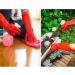 Vgo Reusable Household Gloves | Long Sleeve Latex Cleaning Gloves | Size M Red RB2143 | 1 Pair - Buy Online on GoSupps.com