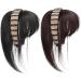 Headssband with Bangs 9.8 inch Clip on Bangs Synthetic Rhinestone Stylish Natural Bangs Hair Clip for Women Girls Brown Drk Brown - Buy Online on GoSupps.com