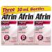 Afrin Original Maximum Strength 12 Hour Nasal Congestion Relief Spray - 3 bottles, 1 FL OZ (30mL) each. Total 3 FL OZ (90 mL) 1 Fl Oz (Pack of 3)