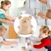 Bear Finger Nail Brush | Cute Bear Hand Fingernail Brush Cleaner | Easy To Grip Bear Finger Nail Brush With Soft Bristles Gently Cleans Kid's Nails Beige - Buy Online on GoSupps.com