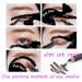 4 Pairs Eyeliner & Eyeshadow Stencils - Cat Winged Eyeliner Sticker & Cut Crease Eyeshadow Stamp Pads - Quick Smokey Eye Tool - Makeup Artist Supplies - Buy Online on GoSupps.com