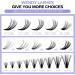 240PCS 16-20mm D Curl 3D Effect Individual Eyelash Extensions | DIY 3D/40D-0.07-D Clusters | RR-16-20mm - Buy Online on GoSupps.com