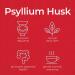 Health Plus Psyllium Husk - 12oz Fiber Supplement for Weight Management & Detox - 48 Servings - Buy Online on GoSupps.com