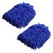 MBNVBNM Cleaning gloves Polished Dedusting Car Washing Gloves Household Super Soft External Internal Scrubbing Cleaning Gloves Reusable Blue