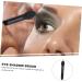 DOITOOL 10pcs Eyeshadow Makeup Brush Eye Shadow Applicator Eye Shadow Sponge Applicator Suite Face Nail Set - Buy Online on GoSupps.com
