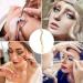 Curved Stainless Steel Eyelash Tweezers | Precision Eyelash Extension Tools for Women & Girls | Rianpesn Gold - Buy Online on GoSupps.com