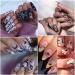 Black Skull Goth Nail Art Stickers - 3D Horror Butterfly Flame Moon Stars Rose Decals - Manicure Decoration Supplies - Buy Online on GoSupps.com
