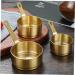 MAGICLULU 5pcs Stainless Steel Sauce Cup Sauce Container Stainless Steel Seasoning Cup Mini Condiments Food Portioner Ketchup Dipping Bowls Sauce Bowl with Handle Pinch Dip Cups Household mediumx5pcs Goldenx5pcs - Buy Online on GoSupps.com
