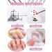 Kalolary Nail Stamper Kit with Brushes, Dotting Pens, French Tip Stamp - Nail Art Tools for Stamping Manicure - Buy Online on GoSupps.com