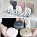Mavoro LED Lighted Travel Makeup Mirror - Rechargeable 1x/10x Magnification - Daylight LED - Portable Folding Mirror - Touch Sensor - USB - Heavenly Pink - Buy Online on GoSupps.com