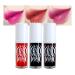 3 Colors Lip Stain Set - Long Lasting Lip Tint Gloss Water Lip Stain - Non Sticky & Waterproof Tinted Lip Balm - Moisturizing Lip & Cheek Stain Gifts Set for Women & Girls