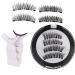 Natural Look Magnetic Eyelashes - Magnetic Eyelashes Kit With Applicator | Easy To Wear Lumentes Magnetic Eyelashes | No Glue Natural Look Lashes For Travel And Parties Confident Look
