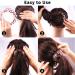 Bun Maker Clip TOBATOBA - 3 Pcs Bird Nest Hair Clips | Ponytail Holder & Hair Accessories for Women and Girls - Buy Online on GoSupps.com
