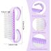 8 Pcs Nail Cleaning Brush with Handle Grip - Manicure & Pedicure Scrubbing Tool - Buy Online on GoSupps.com