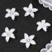Rhinestone Flower Hair Clips (Pack of 5) - Bridal Wedding Barrettes in White - Crystal Decorative Hair Accessories for Women and Girls - Buy Online on GoSupps.com