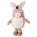 Nici 49648 donkey 350ml 34cm figurative gray-2 in 1-soft cuddly toy & hot water bottle for girls & boys plush bed bottle from 10 months