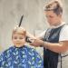 Kids Barber Cape with Neck Duster Brush | Professional Hair Cutting Cape - Buy Online on GoSupps.com