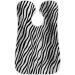 Zebra Print Beard Bib Apron | Beard Hair Catcher for Men | Ideal Father's Day & Anniversary Gifts | Includes 2 Suction Cups - Buy Online on GoSupps.com
