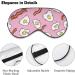 Eggs and Bacon Sleep Mask - Adjustable Strap Eye Cover for Men and Women - Block Light for Better Sleep - Perfect for Travel and Naps - Buy Online on GoSupps.com