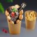 French Fries Paper Cups 100pcs Snacks Kraft Paper Cups Cones Trays Ice Cream Cups Holder Charcuterie Cups for All - Buy Online on GoSupps.com