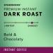 Starbucks Premium Instant Coffee Dark Roast 100% Arabica - 3 Tins (Up to 120 Cups) - Buy Online on GoSupps.com