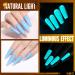 YOKE FELLOW Glow in the Dark Gel Nail Polish 10ML - Fluorescent Neon Blue UV Gel for Halloween Nails | Women and Girls Beauty Essential - Buy Online on GoSupps.com