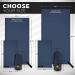 ScorchedEarth Microfiber Travel Towel Set - Quick Dry, Super Absorbent - Compact & Lightweight for Camping, Hiking, Beach - Includes 2 Sizes + Carrying Bag & Clip - True Navy Medium Set - Buy Online on GoSupps.com