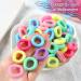 Hanyousheng 100 Pcs Girls Hair Bands - Baby Hair Bobbles for Toddlers - Colorful Soft Ponytail Holders - Seamless Hairbands - Pack of 1 - Buy Online on GoSupps.com