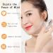 Gua Sha Facial Tools - Transparent Natural Resin Massage Tool for Lymphatic Drainage Muscle Relief & Jawline Sculpting - Buy Online on GoSupps.com
