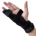 Boxer Break Metacarpal Splint Brace - 4th or 5th Finger Splint Support - Straightening for Trigger Finger Injury Fracture Broken Tendonitis - Adjustable Fit Right or Left (Large)