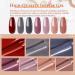 Modelones Gel Nail Polish Kit with UV Light 48W Dryer - 7 Nude Colors Set, Base & Top Coat, Primer, Decorations, Manicure Tools - Perfect Gift for Women - Buy Online on GoSupps.com