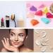 16Pcs Makeup Sponge Face Paint Sponges Face Paint Sponge Makeup Beauty Face Painting Sponges beauty blenders Soft Dual Use Petal Shape Reusable Facial Pads for Makeup & Cleaning - Buy Online on GoSupps.com
