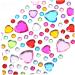 SEWACC 8 Sheets Acrylic Sticker Face Gems & Nail Jewelry - Rhinestones for Makeup & Festival Fun - Buy Online on GoSupps.com