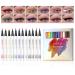 12 Colored Eyeliners Pen Set Waterproof Smudge-Proof Eye Shadow Pencil Liquid Eyeliner Makeup Set Long-Lasting High Pigmented Rainbow Eyeliner Pencils Kit Glitter Eye Liners for Women #5*12colour