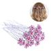 Beaupretty Crystal Hairpins - 20pcs Rose Rhinestone Hair Clips for Bridal & Wedding - Pink Hair Jewelry Accessories - Buy Online on GoSupps.com