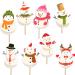 Biird 32 PCS Christmas Cupcake Toppers Merry Christmas cupcake decorations Christmas Cupcake Picks Cake Decorations for Xmas Snowman Theme Cake Decoration Supplies - Buy Online on GoSupps.com
