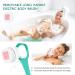 Jhua Rechargeable Electric Body Scrubber with 6 Spin Brush Heads - Waterproof Deep Cleaning Silicone Exfoliating Body Bath Brush for Men and Women - Buy Online on GoSupps.com