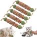 5 pieces of catnip sticks cat sticks for teeth cleaning chewing sticks for cats organic catnip sticks cat dental care toy chewing sticks set cat sticks cat chewing toy toy for cats 5pcs