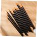 Mipcase 200 pcs Pro Delicate up Eye Eyeliner Refined Girls Fiber Fine Nylon Brush Tools 9x6.5cmx2pcs Blackx2pcs - Buy Online on GoSupps.com