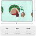 YYHHAOFA Sunflower Seeds Watermelon Seeds Picture Flannel Anti-Slip Floor mat 72"x48" : Fine Velvet Non-Slip Durable Soft White - Buy Online on GoSupps.com