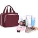 Narwey Hanging Travel Toiletry Bag for Women - Wine Red Medium Size Organizer for Cosmetics and Makeup - Buy Online on GoSupps.com