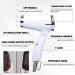 Compact Lightweight Travel Hair Dryer with Folding Handle - Mini Professional Salon Blow Dryer with Negative Ionic Technology - 3 Settings (White) - Buy Online on GoSupps.com