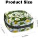 Daisies Floral Sanitary Napkin Storage Bag - Portable Menstrual Cup Pouch for Women and Teen Girls - Multi-colored - Buy Online on GoSupps.com