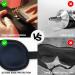 Ultrathin Light Blocking Sleep Mask for Women and Men - 3D Contoured Blindfold for Travel, Naps, Yoga, Shift Work - Soft Comfort Eye Shade Cover (Black) - Buy Online on GoSupps.com